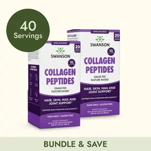 Collagen Peptides Stick Packs - 40 Unflavored Sticks