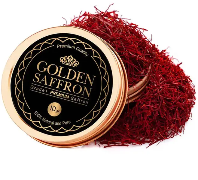 Golden Saffron, Finest Pure Premium All Red Saffron Threads, Grade A+