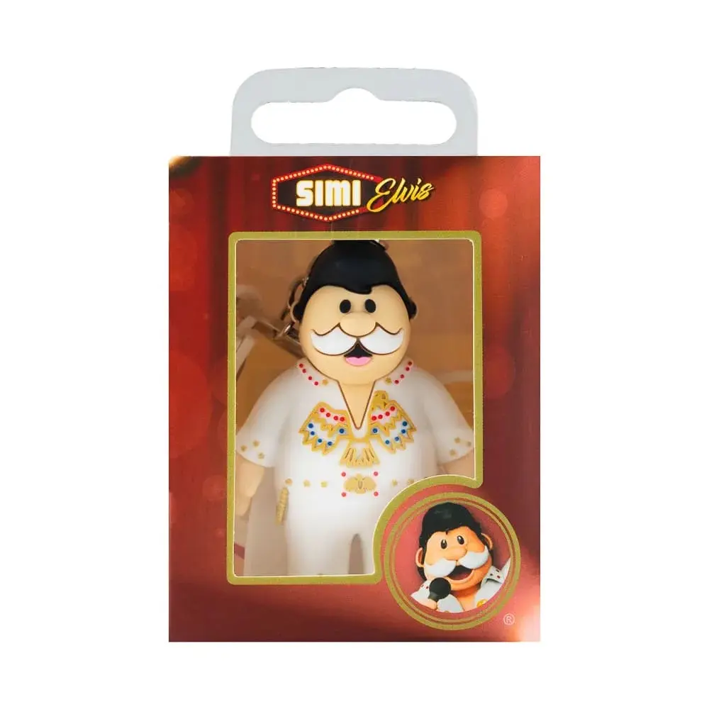 Dr. Simi Elvis Llavero Keychain - Traditional Mexican Doll with Colorful Design and Unique Features