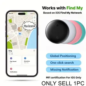 Air Tracker Tag, GPS Tracker, Key Finder Bluetooth-compatible Luggage Tracker with Keychain, Item Locator for Key, Wallet, Suitcase, Bags