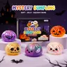 Halloween Cute Scary Ghost Maruko Mochi Squishy Toy Set - Soft Stretchy Squeeze Stress Relief Fidget Toys, Mini Portable Kids Sensory Item, Party Treat Bag Filler & Quirky Whimsical Gifts,home decor