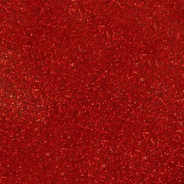 12" Width High-Quality Glitter Heat Transfer Vinyl - Red Siser Supplies, DIY Craft Embellishments for Customized Projects with Shimmer Shine, Customized Craft