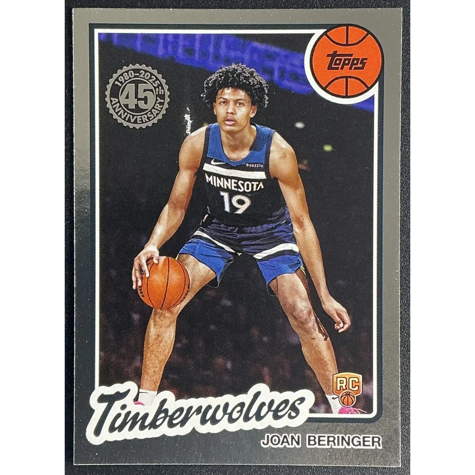JOAN BERINGER 2025-26 TOPPS #80BK-63 1980-81 RC TIMBERWOLVES