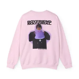 Kpop Jaehyun Boyfriend Material Unisex Crewneck Sweatshirt, NCT Fan Gift, Eco-Friendly Pullover, Hallyu Wave Fashion, Korean Pop Music