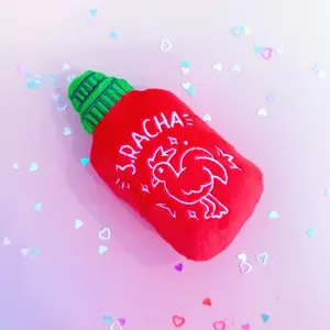Hot Sauce Plushie Keychain Hot Sauce Plushie Keychain