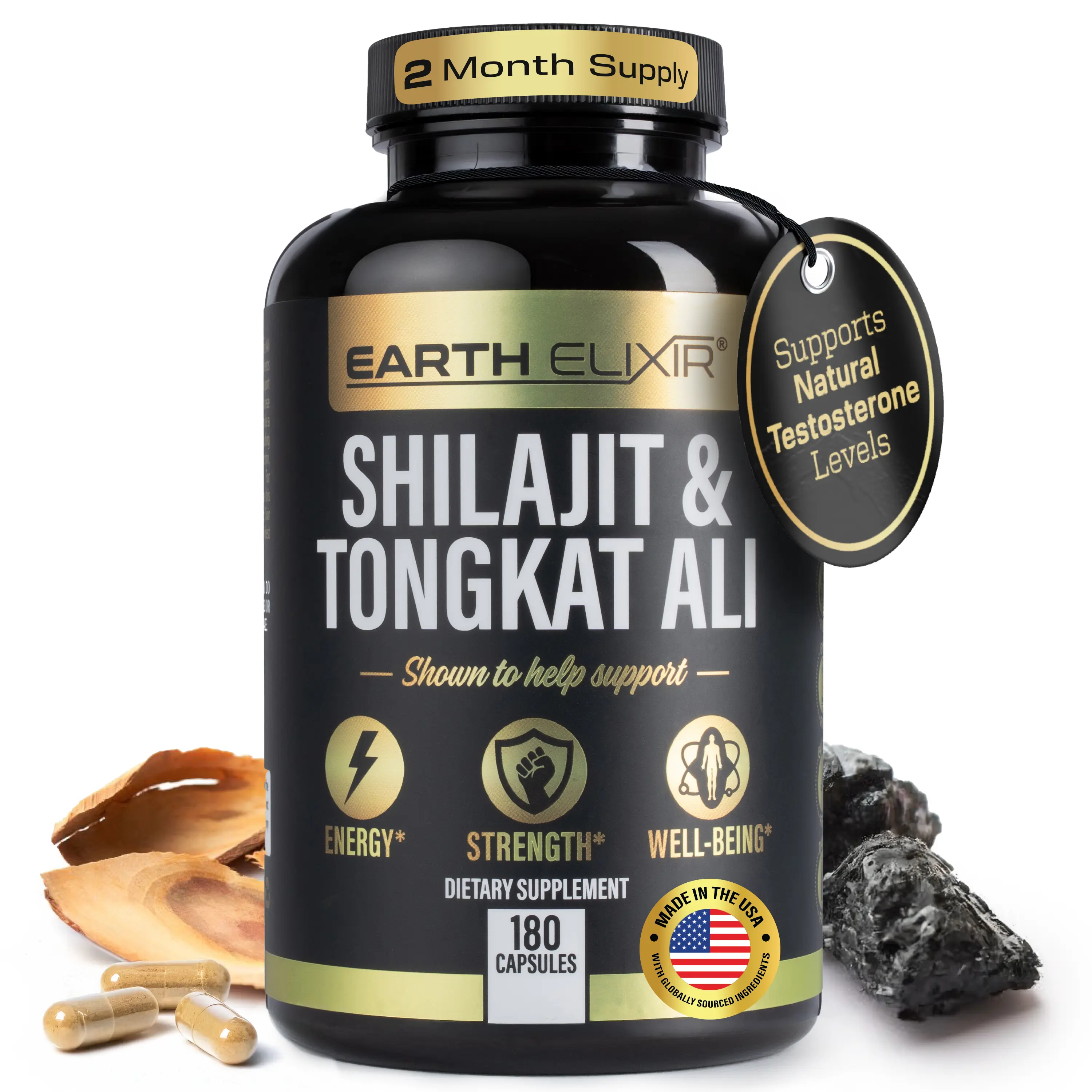 Shilajit and Tongkat Ali