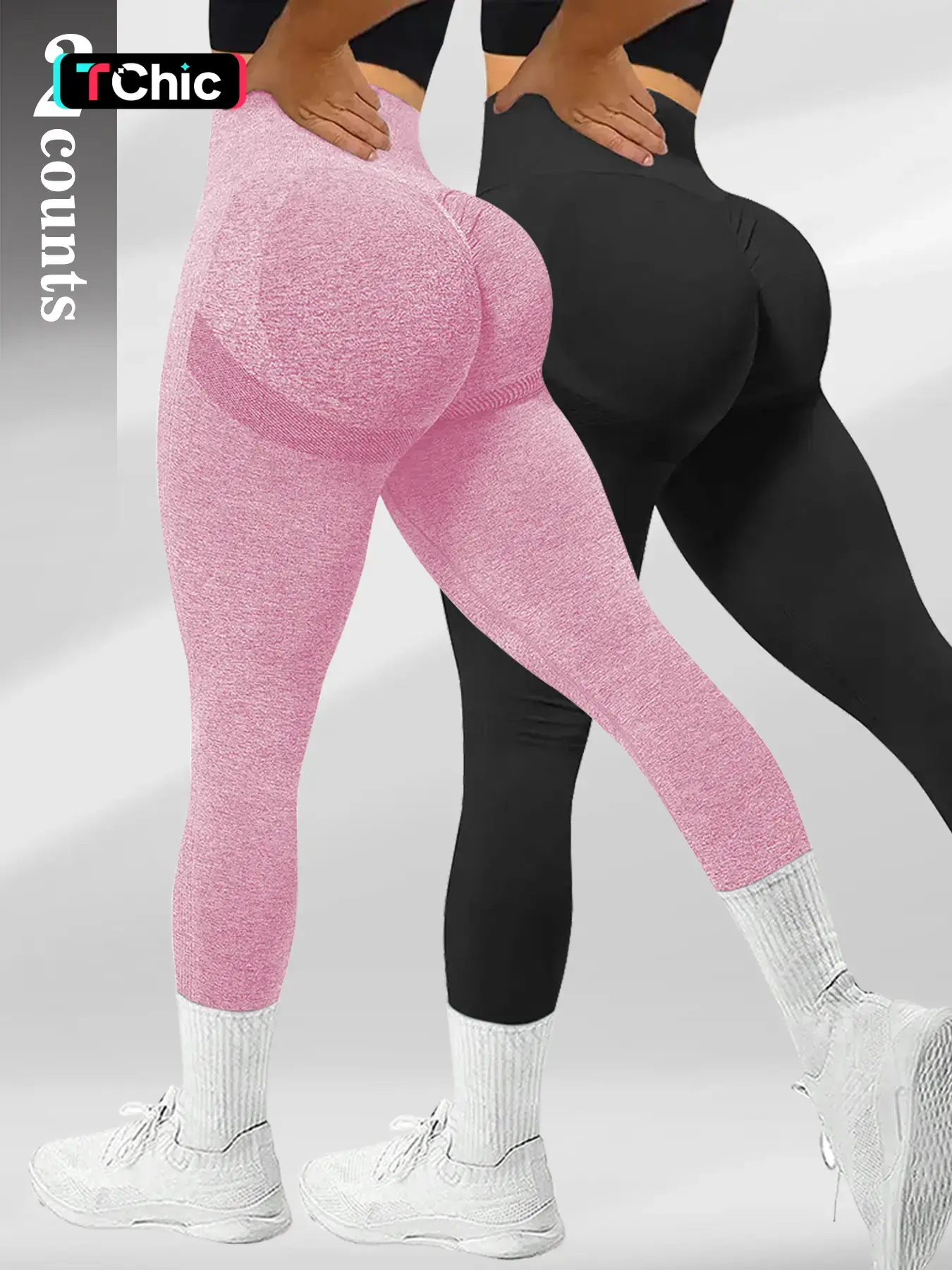 Women's Solid High Waist Sports Leggings, Tight-fitting Comfy Breathable Skinny Pants for Yoga Gym Workout Running, Ladies Sportswear for All Seasons, Skinny Yoga Bottoms, High Waists Leggings
