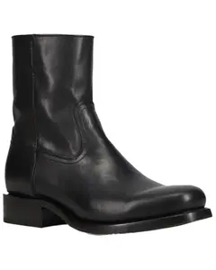 Frye Men's Campus Inside Zip Ankle Boot Round Toe - Fr41887-Blac