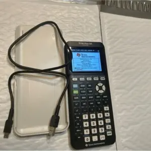 Tested: Texas Instruments TI 84 Plus CE Graphing Calculator w Cable Black tested Python