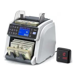 【fathersdaygift】VEVOR Money Counter MachineMixed Denomination Bill Cash Counter with CIS/UV/MG/IR/DD/DBL/HLF/CHN Counterfeit DetectionMulti-Currency Support Money Counting Machine with External Display
