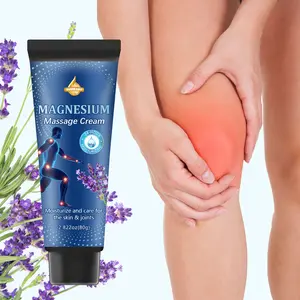 Magnesium Massage Balm for Joint Protection, Relieves Discomfort, Infused with Lavender & Chamomile Essential Oils, Non-Flammable