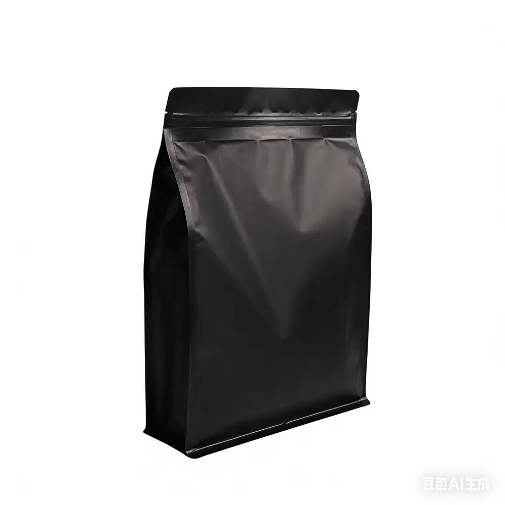 Premium Black Resealable Stand-Up Wrapping Bags for Hair Extensions & Wig Accessories [Not for Sale, Automatically Shipped With Orders, Do Not Order Separately], Packaging, Stand-Up Pouch