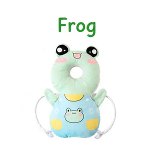 Baby Head Protector Backpack Frog | Anti Fall Baby Head Cushion | Toddler Safety Pillow Backpack for Crawling Walking Baby | Infant Head Protection Pad