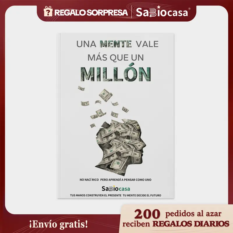 2026 Edition | SabioCasa Una Mente Vale Más Que Un Millón | Inspirational Mindset Book for Spanish Speakers | Perfect Gift for Birthdays.