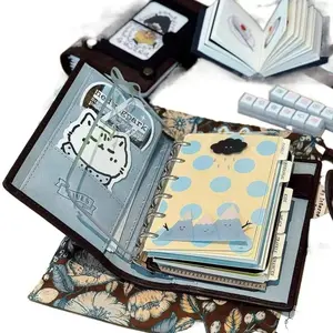 Sea Salt Chocolate A7 Leather Notebook, Blank/grid/lined Refillable Pages, Vintage Leather Pocket Notebook, Ideal for Notes and Sketches