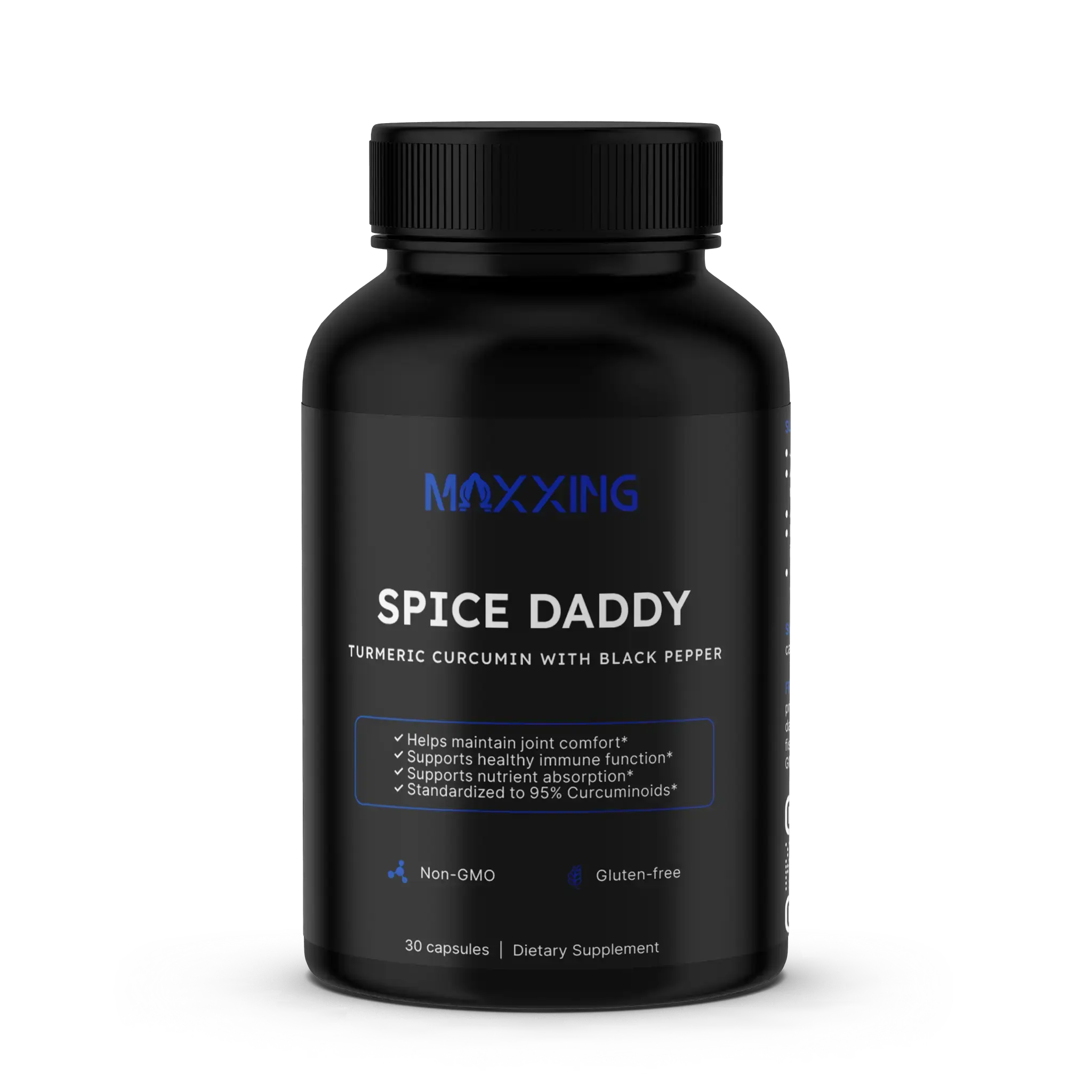 Spice Daddy Turmeric Extract 500mg + Black Pepper Capsules