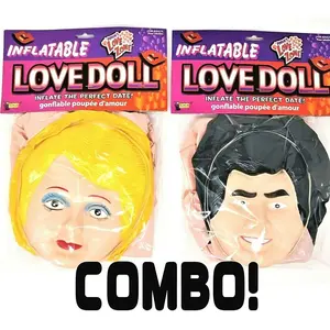 This 5FT Inflatable Duo Will Steal Your Party  | John & Judy Set for Pranks Balloon Inflate Blow-Ups