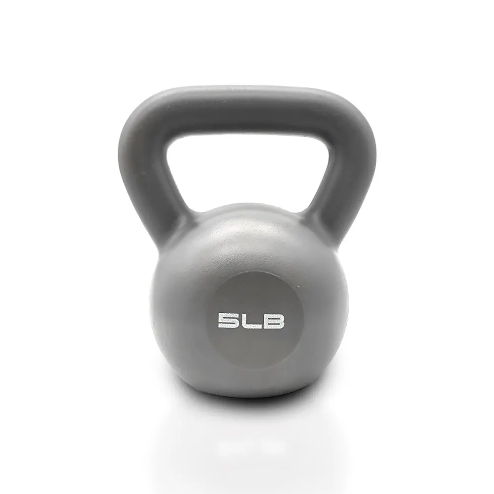 Web Based 5lbs Kettlebell Set, Strength Training Kettlebells Weight Set For Women, Vinyl Coated Kettle Bell For Home Gym Workout Weight Lifting Equipment, Comfortable Grip Wide Handle Weights