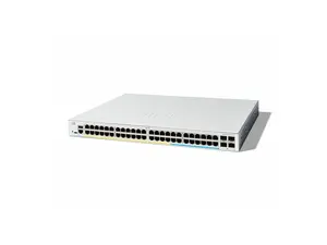 Cisco Catalyst C1300-48P-4X Ethernet Switch, 48 Ports - Manageable - 10 Gigabit Ethernet - 10/100/1000Base-T, 10GBase-X - 3 Layer Supported