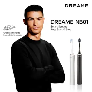 summerwins DREAME NB01 Buttonless Electric Toothbrush — Oral Care Essential. Brush Instantly Upon Pickup, Automatic Speed ​​Adjustment, IPX7 Waterproof Rating. Includes 6 Replacement Brush Heads and a Wireless Charging Base.