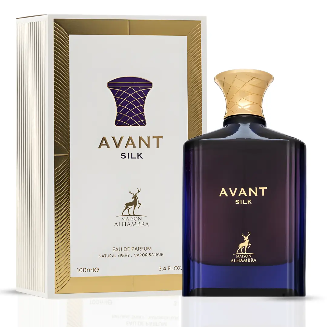 MAISON ALHAMBRA Avant Silk Floral Eau de Parfum Spray - Unisex Wear, Rose Heart Scent, 100ml (3.4 fl oz) Spray Bottle