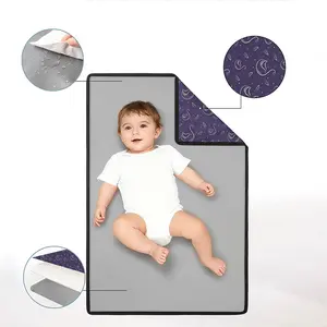 Waterproof Portable Baby Diaper Changing Pad, Foldable Outdoor Urine Mat, Travel-Friendly Infant Protection, Essential Baby Care Accessory
