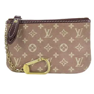 Pre-owned Louis Vuitton Canvas Small Leather Goods Pochette Cle Monogram Coin Case
