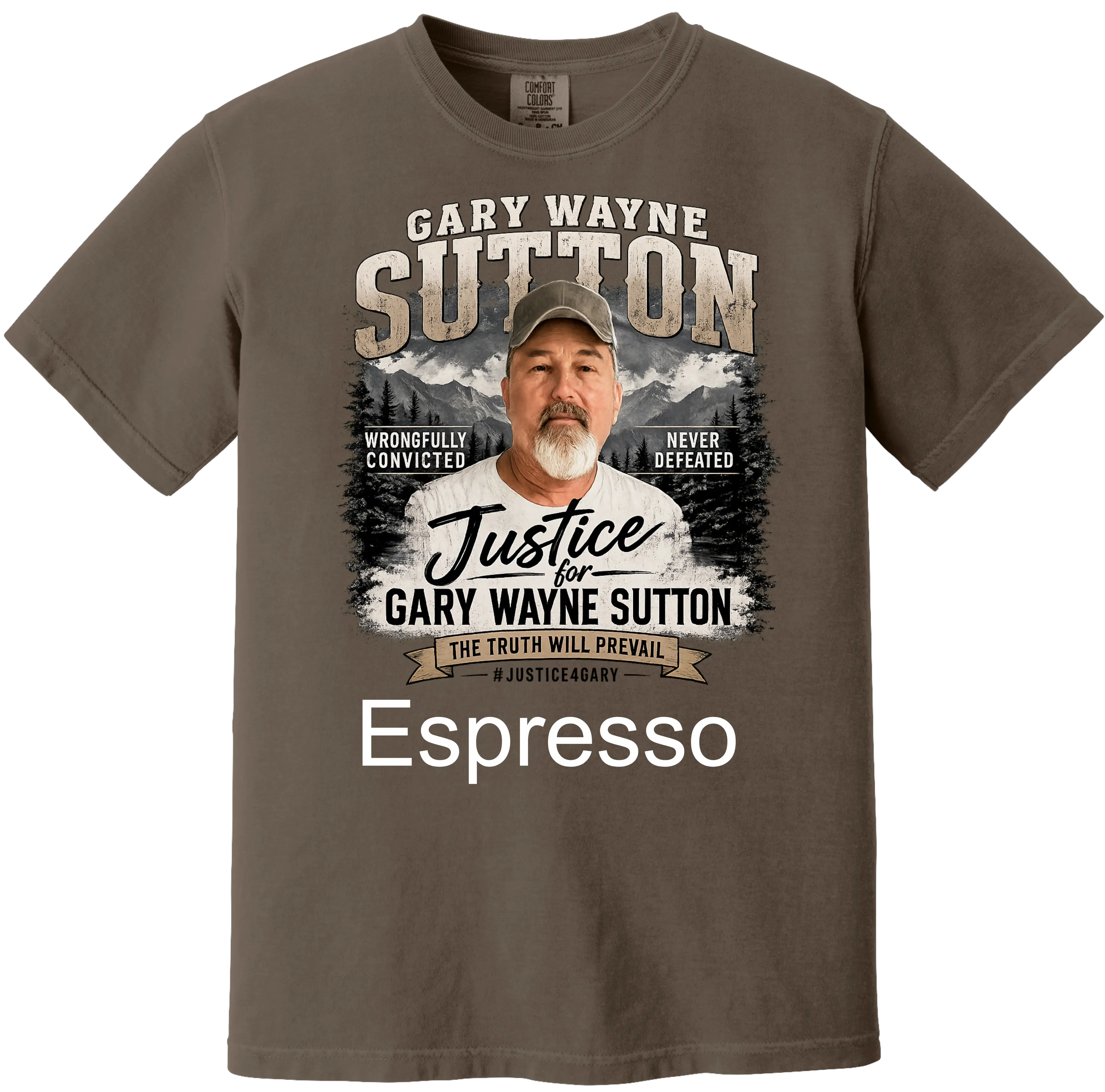 Gary Wayne Sutton's Army-Themed Short-Sleeve T-Shirt, Casual Unisex Tops
