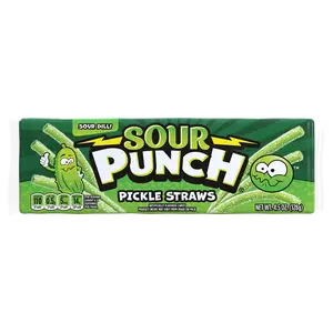 Sour Punch Pickle Straws, 4.5oz Tray