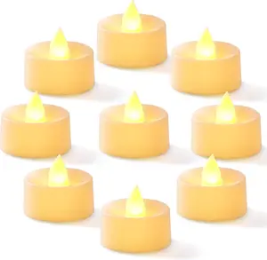 50-Pack Flameless LED Tea Lights Candles Battery Operated, 200+Hour Fake Electric Candles TeaLights for Votive, Halloween, Ofrenda, Diya, Wedding Centerpiece Table Decor, Funeral, Christmas