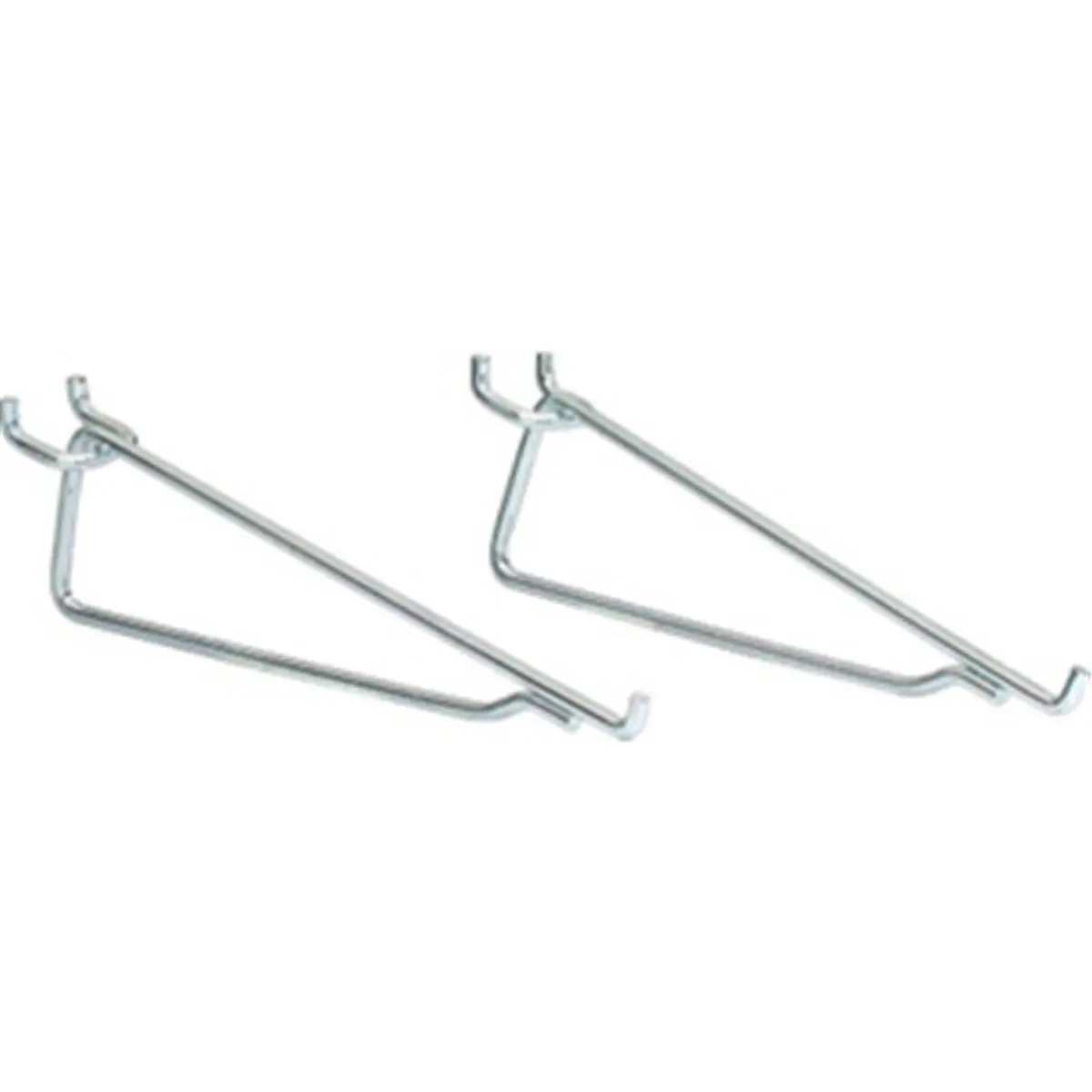 212 MAIN Crawford 18580 Pegboard Bracket Shelf, 8 in. CD2, Wall Mount, Peg Hook