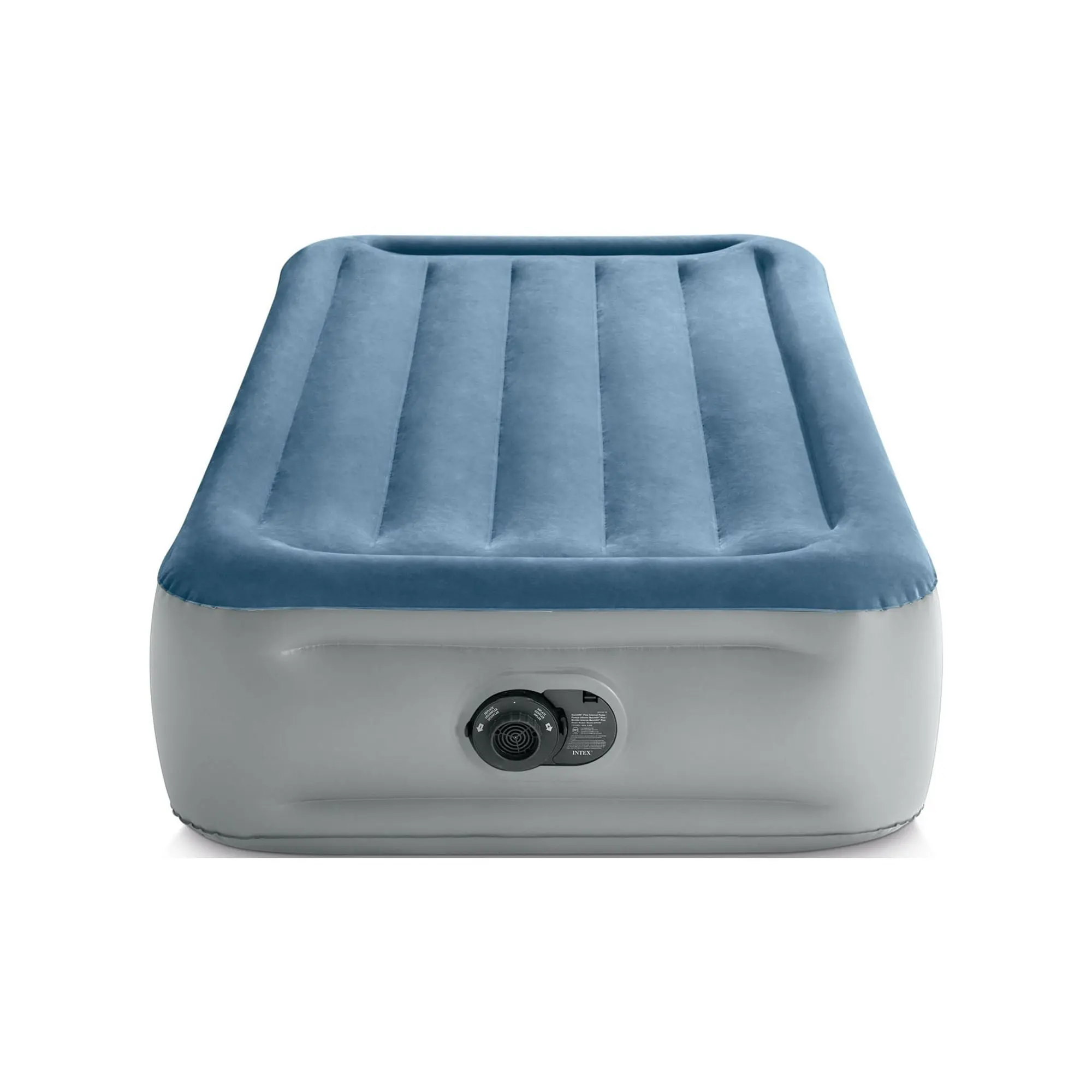 15" Twin Dura-Beam Essential Rest Inflatable Airbed Mattress with Built-in Pump