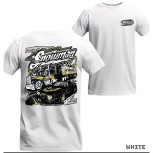 Graphic T-shirt Smokey And The Bandit Snowman Tee – Cozy  Cotton Pullover, Colorful Screen Print, Unisex Trendy Movie Fan Gift, Funny White T-Shirt, TikTok Shop Deals Summer Top