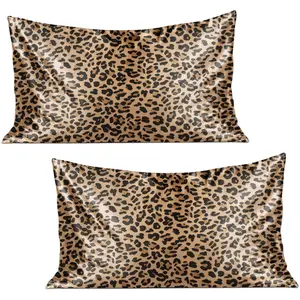 YANIBEST Satin Pillowcase for Hair and Skin Silk Pillowcase 2 Pack Cooling Satin Pillowcase with Zipper Satin Pillow Case Cover Silk Pillowcase for Hair & Skin | Queen Silk Pillowcase YANIBEST