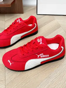 Women's Casual Sporty Sneakers Flat Bottom Lightweight Shoes, Comfortable Daily Wear Footwear, Perfect for Leisure Activities