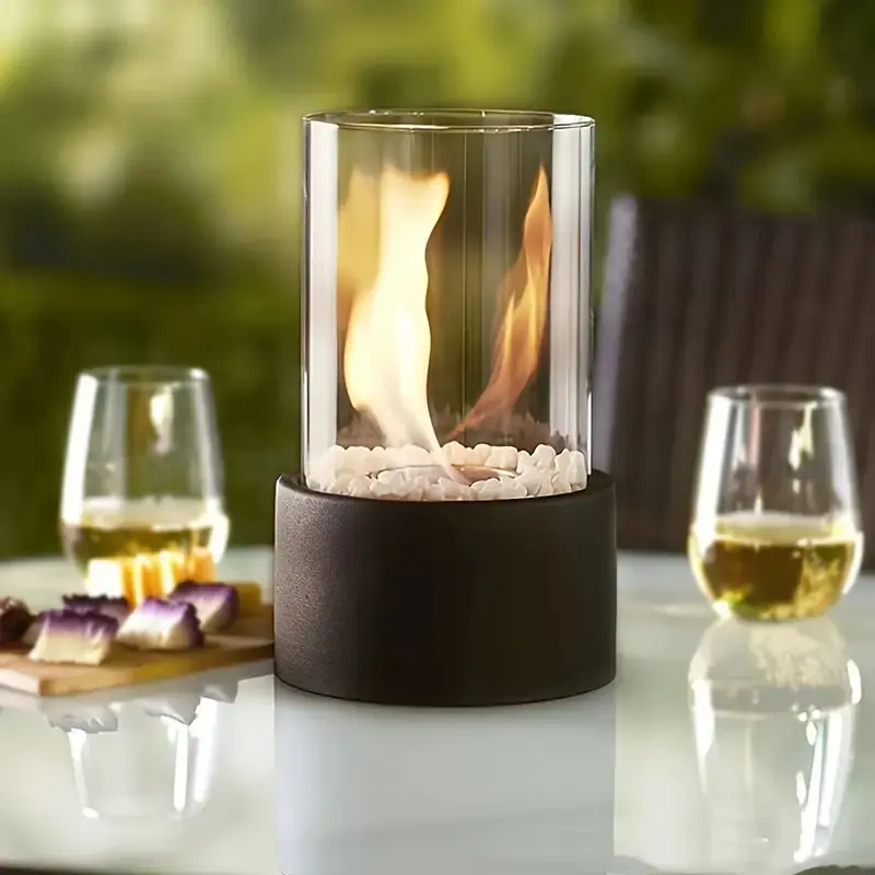 Portable Fire Bowl, Outdoor Fire Pit, Patio Fire Pit, Desktop Fire Bowl, Tabletop Fire Pit, Bioethanol Fireplace, Indoor & Outdoor Heating Equipment