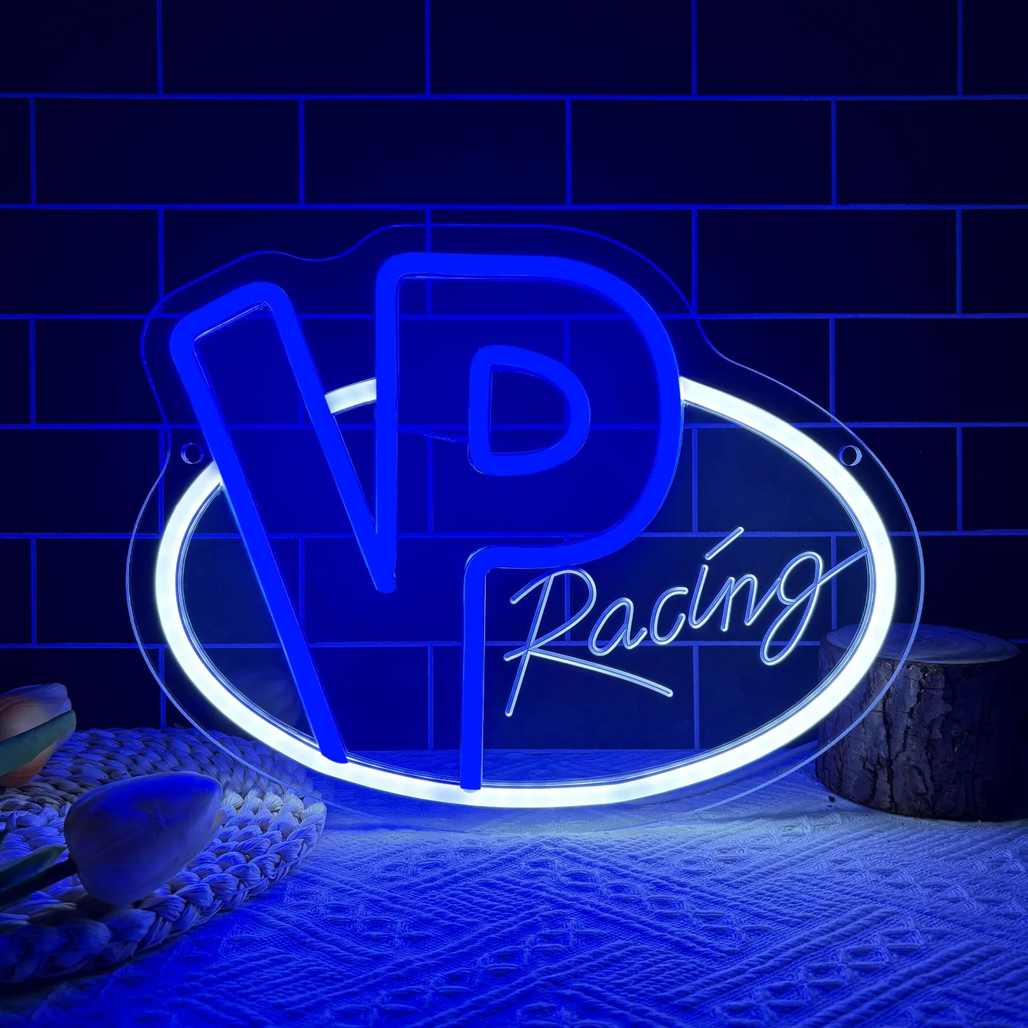 VP Racing Fuels Neon Sign Car Fan Gift, Man Den Decor Gift, Garage LED Sign Neon Sign Vp Neon Sign, Decorative Wall Art, High Quality LED Lighting, Great for Bars, Clubs, Restaurants, Home Decor