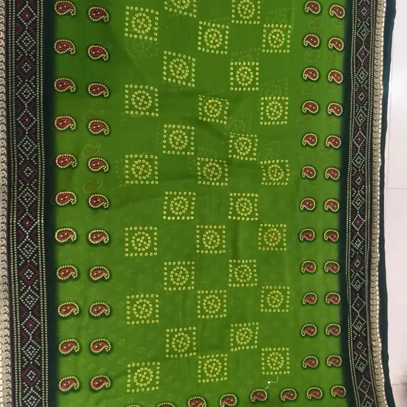 Chunri print saree