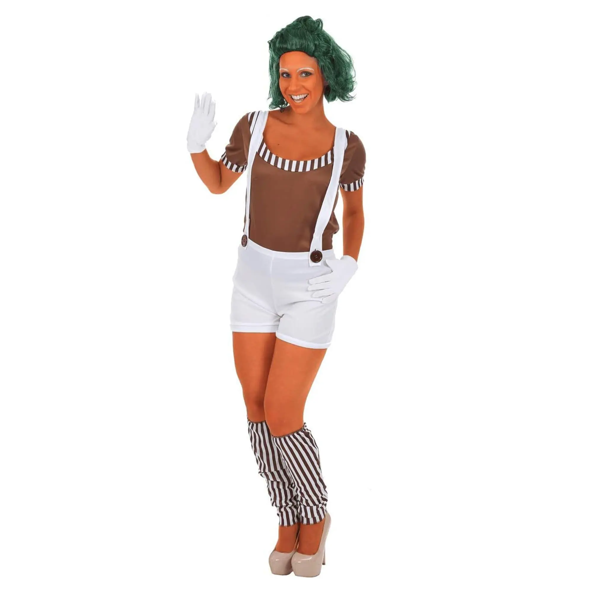 Chocolate Worker/Oompa Loompa Women's Costume, Costume Ideas, Cocoa Beans, Imaginary Theme, Accessories, Clothes