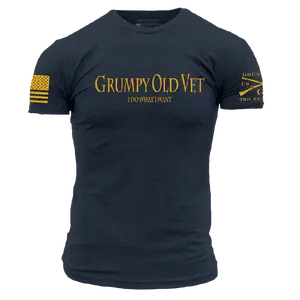 Grumpy Old Vet T-Shirt - Midnight Navy
