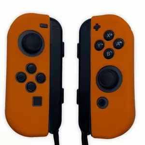 JenDore Orange Silicone Protective Shell Covers – Compatible with Nintendo Switch Joy-Con