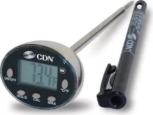 212 MAIN ProAccurate Quick Read Thermometer, Kitchen Utensils with Stainless Steel and Plastic Components, Easy-to-Read Display for Kitchen Use