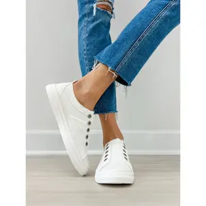 Blowfish Malibu Hangout Slip On Tennis Shoes in White