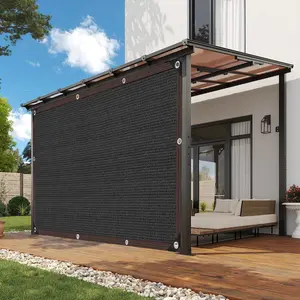 Shade Net, 10x10 Ft/10x20 Ft, 90% Light Block, Hdpe Breathable Mesh, Reinforced Grommets, Triangular Edges, Hanging Rope, Garden, Greenhouse, Patio, Pet Cage, Chicken Coop, Outdoor Use