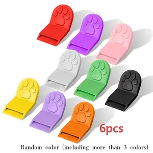 6PCS (mixed colors) cat claw pet can opener, pet cat and dog can opener, portable tool, nail art dedicated portable tool, Kitchen Gadgets, Kitchenware