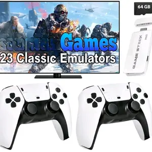 GameStick Game Stick Pro 4K: Unlock a World of Gaming with 64GB Storage, Wireless Capabilities, and an Unbeatable Library of 20,000+ Games