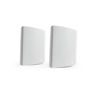 Definitive Technology Dymension AW-650 Outdoor Speaker (White, Pair), Two-Way Surface Mount, 6.5" Woofer, 1” Tweeter, & 5”x10 Passive Bass Radiator, IP66 All-Weather Wired Outdoor Speakers