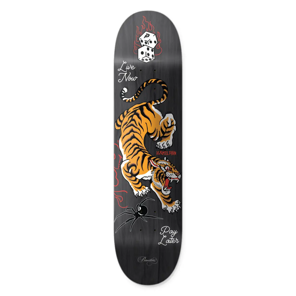 Primitive Skateboard Deck, Hamilton Big City Design - 8.125in, Blank Deck Skateboard Parts