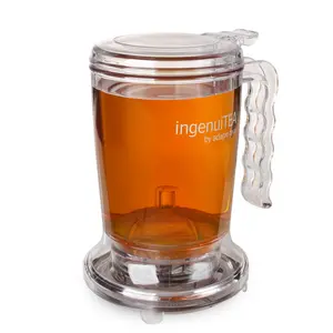 IngenuiTEA Teapot with Stainless Steel Filter Basket - 16oz Capacity Serving Kitchenware