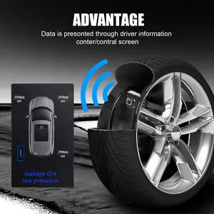 4PCS 315MHz TPMS Tire Pressure Sensor for Chevy GMC Buick Cadillac | OE 13516164 13598772 Direct Replacement | Pre-Programmed Tire Air Monitor System Valve Stem Kit | Fix Tire Pressure Light | Auto Parts Car Accessories